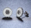 Black Spinel Stud Earrings