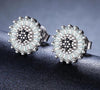 Black Spinel Stud Earrings