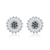 Black Spinel Stud Earrings